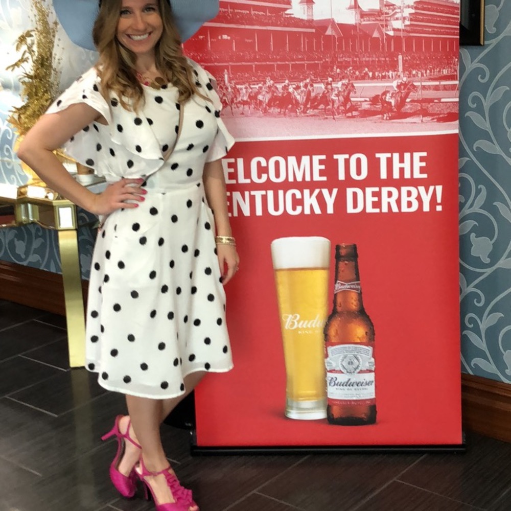 Sheer short sleeve swing dress. Worn once